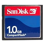 SanDisk SDCFB-1024-A10 1GB CF Type 1 Card (Retail Package)