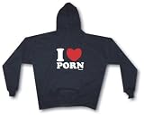 I (HEART) Love Porn Men's Hoodie Sweat Shirt Small thru 4XL