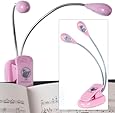 JSI ML-24 Flexi Heads 2-Head 4-LED Pink Sheet Music Stand Utility Light