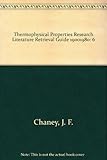 Thermophysical properties research literature retrieval guide : 1900-1980