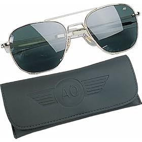 American Optics Gold GI 52mm Air Force Pilots Sunglasses