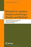 Research in  Systems Analysis and Design: Models and Methods: 4th SIGSAND/PLAIS EuroSymposium 2011, Gdask, Poland, September 29, 2011, Revised ... Notes in Business Information Processing)