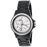 Diamond Watch Bezels, Hello Kitty Kimora Lee Simmons Womens Diamond Bezel Black Ceramic Watch