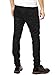 Italy Morn Men Chino Pants Khaki Slim Fit Stretch Cotton Twill Dress Trousers Black