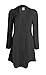 Forever Womens Long Sleeves Plain Crochet Knitted Waterfall Cardigan Sweater