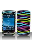 BlackBerry Torch 9800 Graphic Case – Rainbow Zebra
