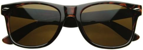 zeroUV - Classic Eyewear 80's Retro Large Horn Rimmed Style Sunglasses