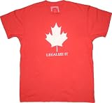 Urban Outfitters Legalize It Canada Candadian Red T-Shirt Tee