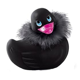 Big Teaze Toys Travel Size I Rub My Duckie Personal Massager, Paris, Noir