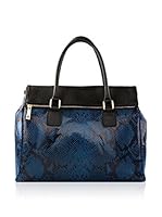 Giulia Monti Bolso asa de mano Ferio (Azul / Negro)