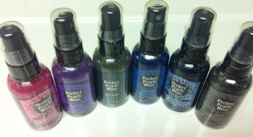 Ranger Perfect Pearls Mists Bundle Cold Colors with 6 Mists (Purples, Blues, and Cinza)