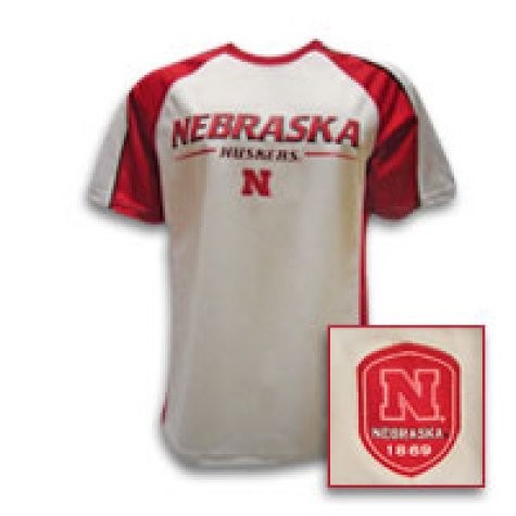 Buy Men's Nebraska Cornhuskers S S 'Arsenal' White Team Color Tshirt