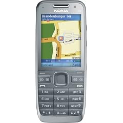 Nokia E52 Handy (UMTS, GPS, A-GPS, WLAN, MP3, Bluetooth, Ovi Karten) metal grey inkl. Car-Kit CR115