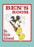 MICKEY MOUSE Kids Bedroom Door SIGN Personalized