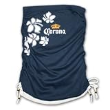 Corona Tube Top Hibiscus Print Navy/White