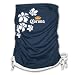 Corona Tube Top Hibiscus Print Navy/White