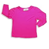 SILVER PONY - Silver Pony - Infant Girls Long Sleeve Tee Shirt, Raspberry