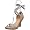Luiza Barcelos Women's Tx026 - H Sandal,Canvas Off White,5 M US