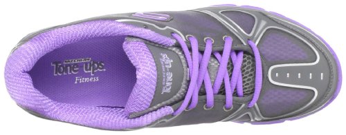 Skechers Women's Tone-Ups Fitness Ready Set - Excite Charcoal/Purple Training Shoes 11760 5 UK