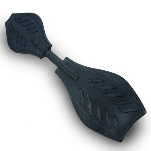 Waveboard Skateboard Streetboard mit Leuchtrollen Schwarz