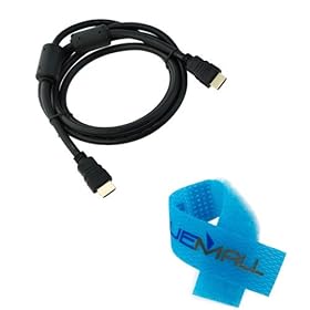 GTMax 6FT HDMI TO HDMI 1.4 HSP Cable with Ferrite Cores + Cable Tie for LCD HD TV / HDTV , DVD , PS3 , XBOX 360