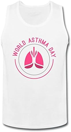 LJLForever Men's Medical Asthma World Day Pink Logo Tank Top