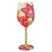 Lolita from Enesco Poinsettia Wine Glass, 9