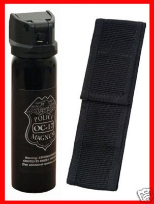 4 oz. Ounce Pepper Spray With Nylon Holster