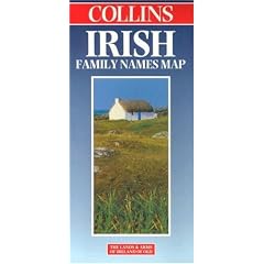 Irish Family Names Map (Collins British Isles and Ireland Maps)