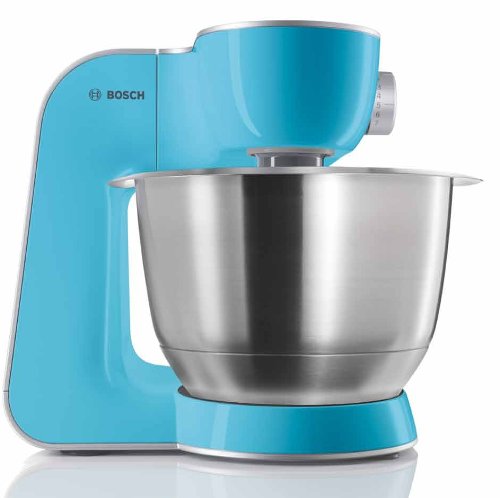 Bosch MUM54520 K&uuml;chenmaschine Styline, Edelstahl-R&uuml;hrsch&uuml;ssel inklusiv integriertem Zubeh&ouml;r, 900 Watt