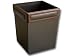 Walnut & Leather Waste Basket