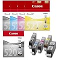 *** Kombi Pack 1 Satz Original Canon Tintenpatronen 1x PGI-520, 4x CLI-521 f�r Canon Pixma MP 640, MP 980, MP 990. - BLACK, - BLACK klein, - CYAN, - MAGENTA, - YELLOW - Leistung: 19ml / 9ml. *** Ti-Sa�