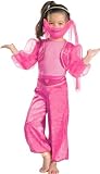 Kid Halloween Costume Pink Genie Belly Dancer GirlX Girls 4-6x