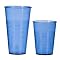 Plastic Tumbler Set of 12 - Blue