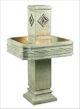 Kenroy Home 53215LS Garden Star Outdoor Floor Fountain in Limestone