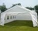 Quictent 32'x20' Heavy Duty Carport Party Wedding Tent Canopy Gazebo White w/ Side Walls