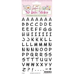 3D-Porzellan-Sticker Schriftdekor 2 SA 893197