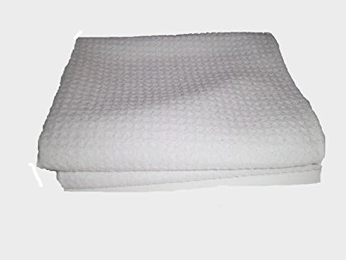 2_ 16" By 24" White Waffle Weave Microfiber Towels_4 Square Feet of Professional Quality Towels.