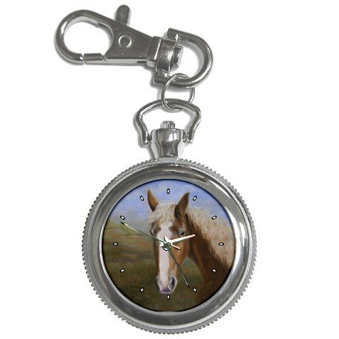Limited Edition Violano Keychain Pocket Watch Draft Horse Stallion