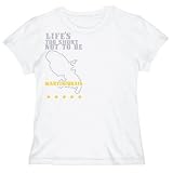 T-Shirt Woman White  Life's Too Short Not To Be Martiniquais / Map  Martinique Country