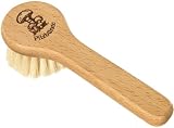Bürstenhaus Redecker Mushroom Brush with Handle, Natural Pig Bristle, 5.1-inches