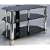 Centurion GT3 Black Premium Contemporary Design Flat Screen 15"-37" Glass Stand