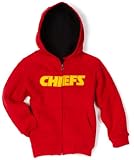 NFL Unisex Infant/Toddler Kansas City Chiefs Sportsman Zip Ft Fleece Hoodie - R14C4Q21 (Red, 2T)