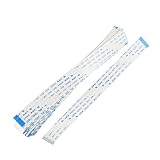 uxcell フレキシブルフラットケーブル 柔軟 フラットケーブル　データケーブル (FFC) 汎用　20本入 24ピン　ホワイト　Bタイプ