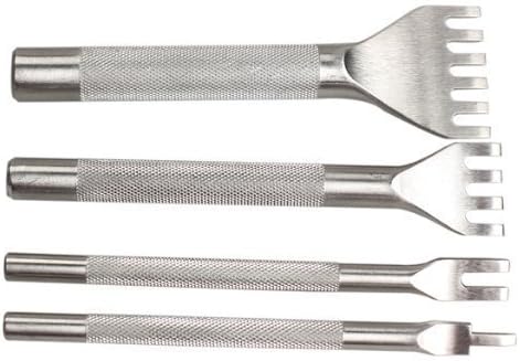 ColorMax Stainless Steel Flat Chisel Leather Craft Tools Hole Punch Tool Kit DIY by ColorMaxNet