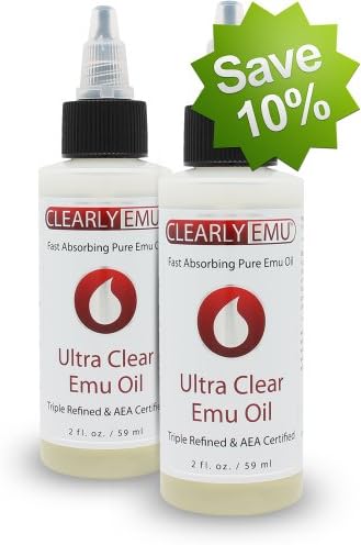 CLEARLY EMU Ultra Clear Emu Oil Twin Pack AEA Certified