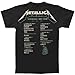 Metallica Pittsburgh Arena 1991 Black Adult T-shirt