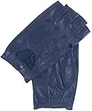 Fratelli Orsini Everyday Women's 1/2 Finger Leather Driving Gloves