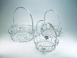 Chrome Florist Basket Set
