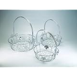 Chrome Florist Basket Set by Flower Angel